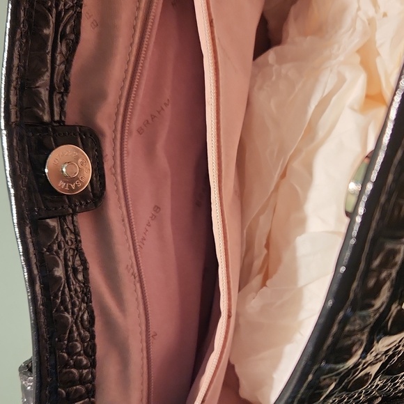 Brahmin Julian Tote with FREE travel jewelry envelope. BONUS - Picture 3 of 11